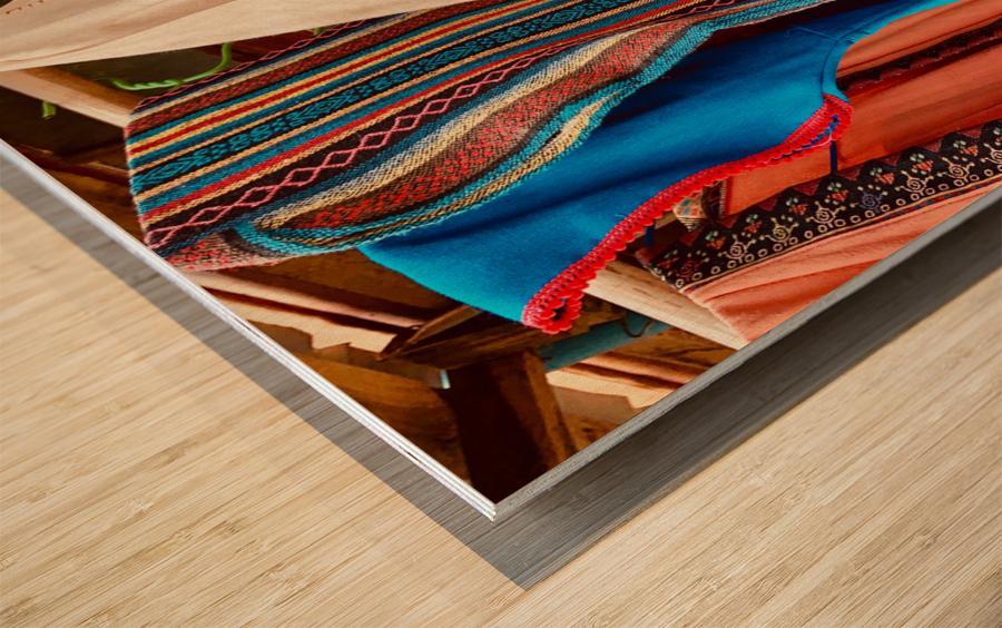 Village Clothing Wood print