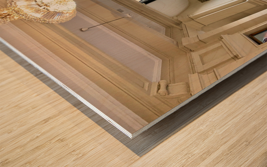 Fancy Museum Entrance Wood print