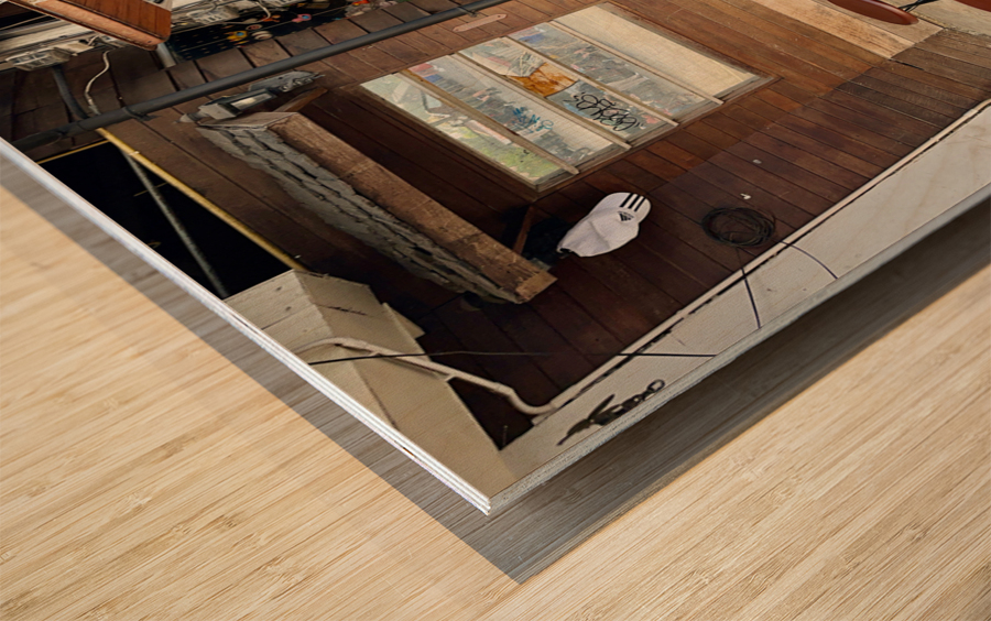 Coffee Truck Wood print