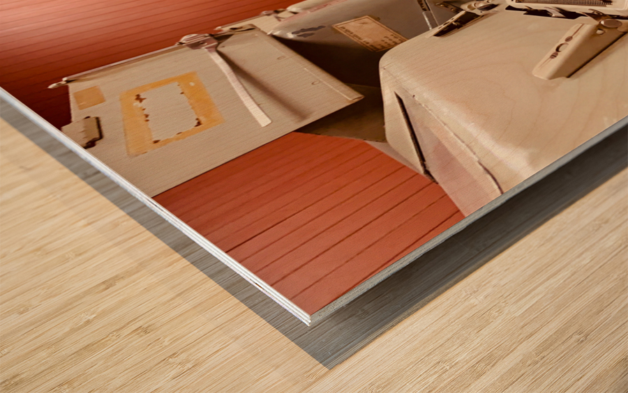 Old Typing Room Impression sur bois