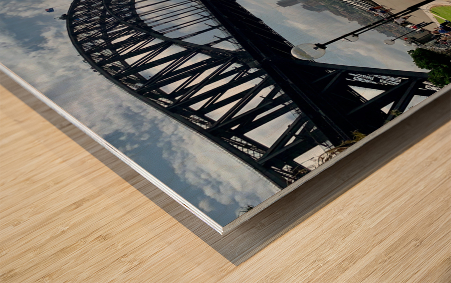 Road to Sydney Harbour Bridge Wood print