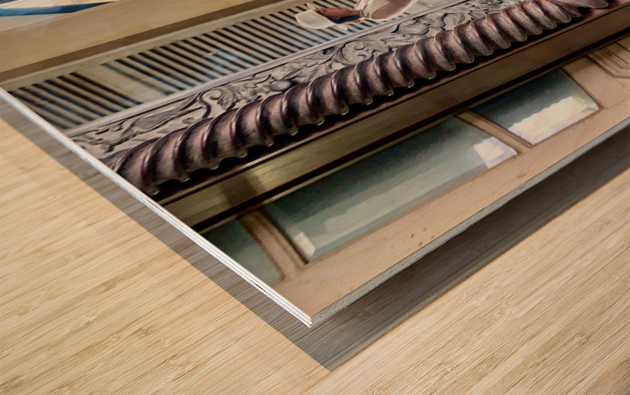 The Mirror Wood print