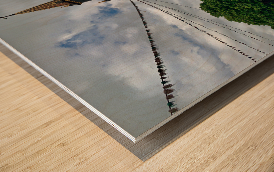 Saint Marys Black Wooden Cathedral of Kon Tum Wood print