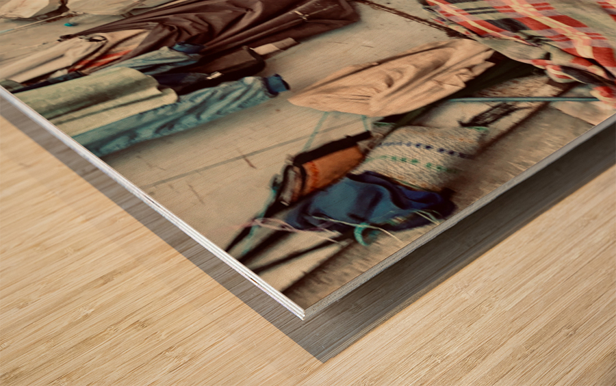 Can You Watch My Seat Wood print