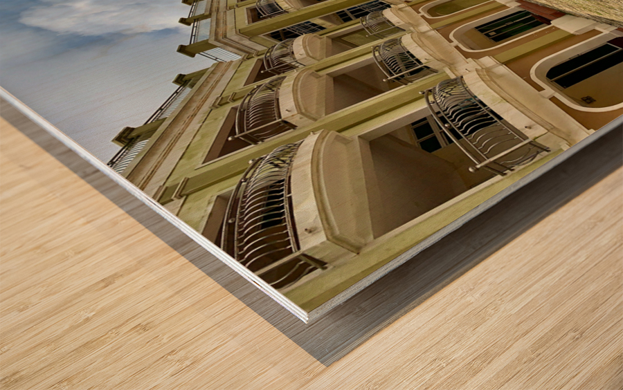 Copy  Paste Empty Apartments Wood print