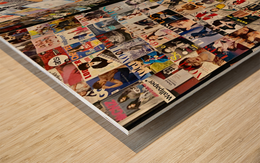 Magazine Walls Wood print