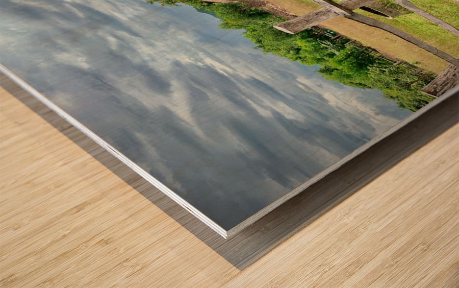 Looking at the Farm Wood print