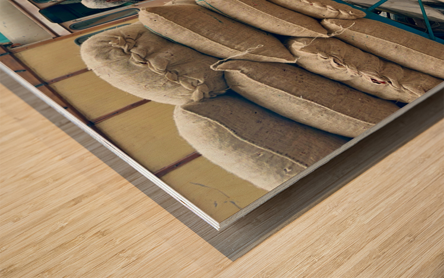 Heavy Delivery Wood print