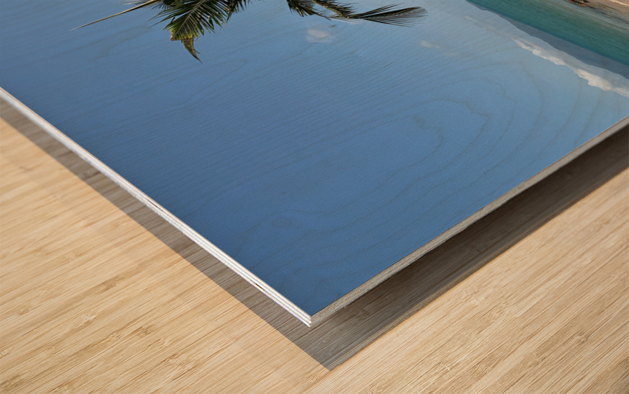 Mini Palm Tree Wood print