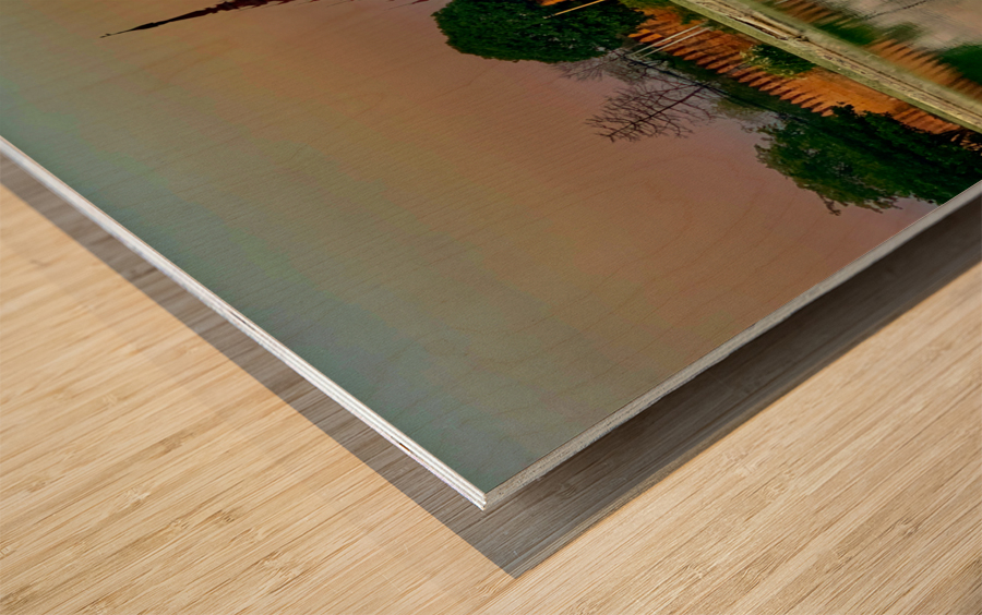 Reflections of Mandalay 2 Wood print