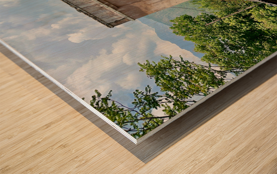 Pari Mahal Srinagar 4 Wood print