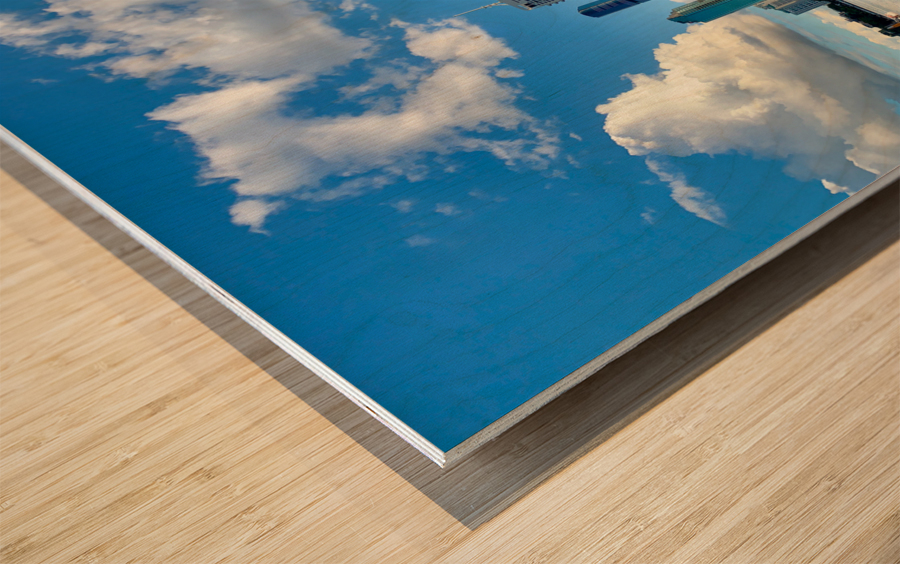 Brisbane s Skyscrapers Wood print