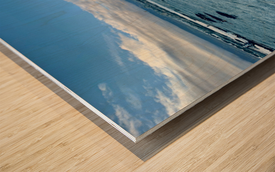 Broken Wood Perspective Wood print