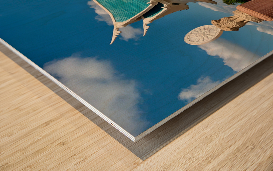 The stylish Wat Pa Phu Kon 1 Wood print