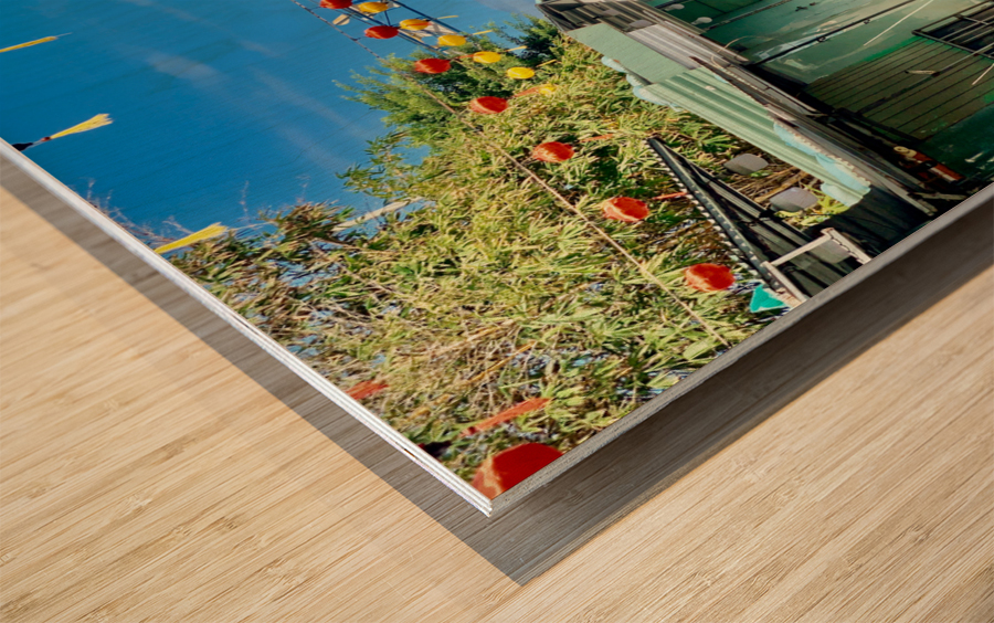 The Island at the End Wood print