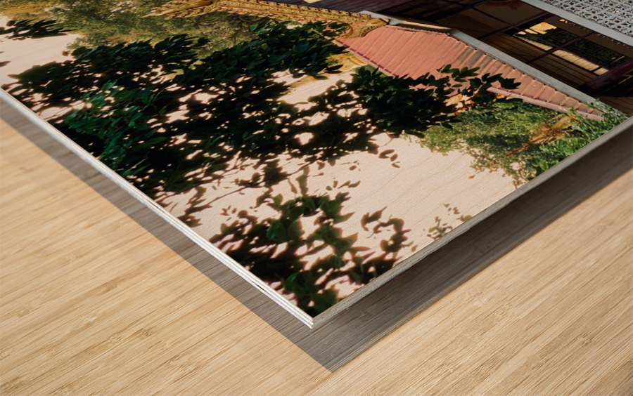 Dog Going to Temple Wood print