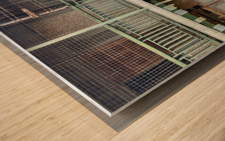 Dogs looking Left Wood print