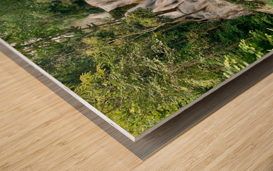 Kuang Si Waterfalls 2 Wood print