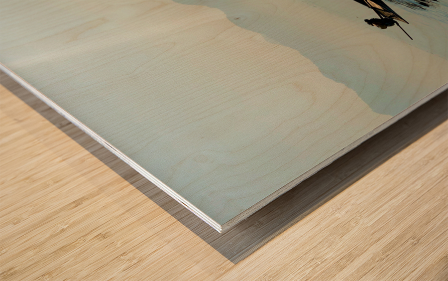 Inle Lake Fisherman 1 in Myanmar Wood print