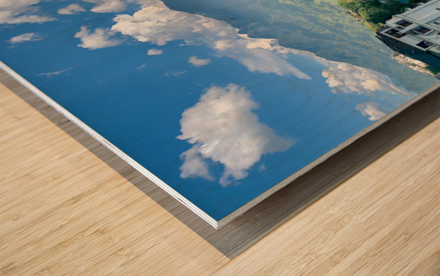 Mountain View of Sapa Wood print