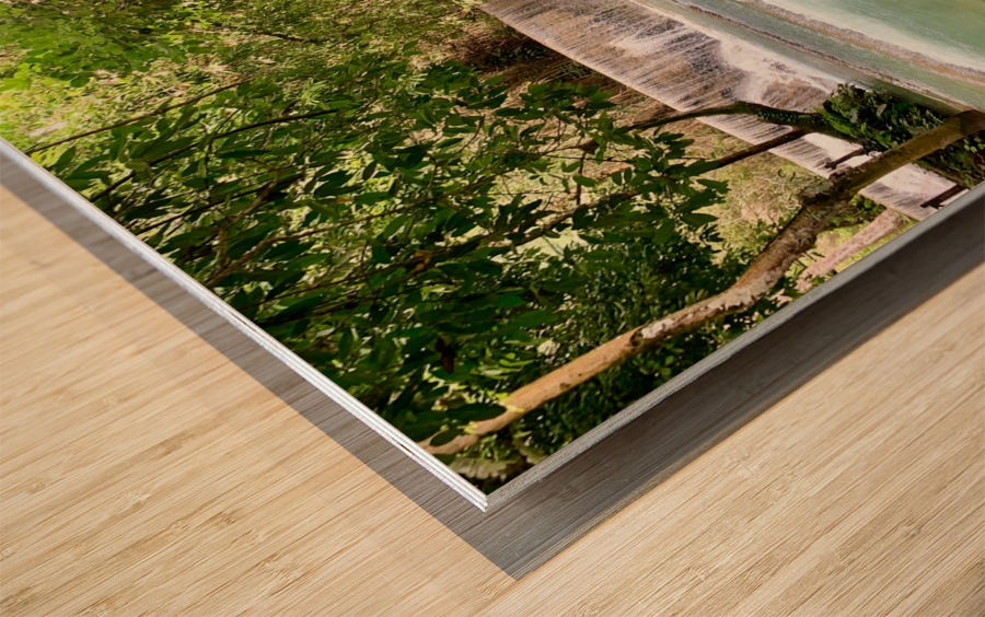 Kuang Si Waterfalls 5 Wood print