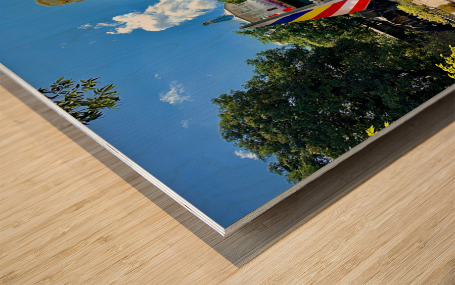 The Golden Buddha of Dambulla Wood print