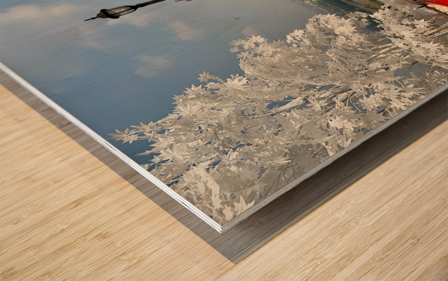 Christmas City Wood print