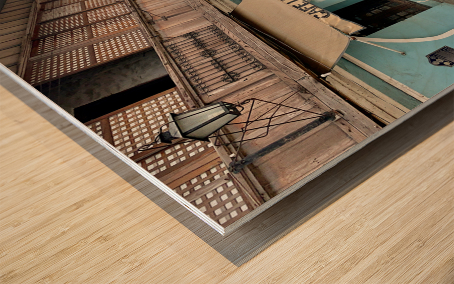 Empty Vigan Street Wood print