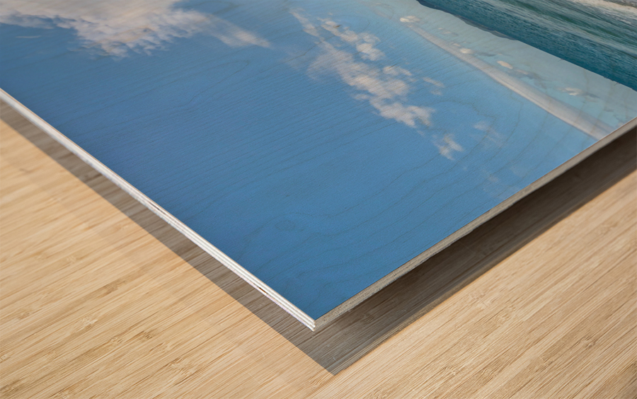 Nha Trang Beach Wood print