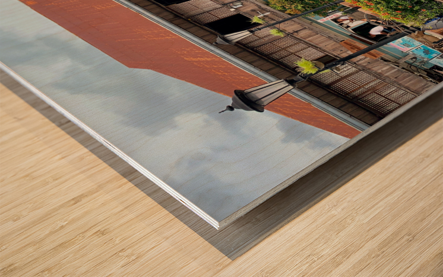 Centre of Vigan Wood print