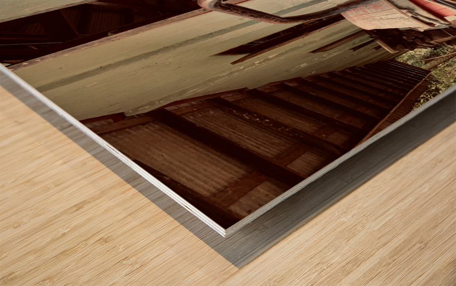 Gardening Tools Wood print