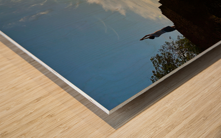 Sunrise on Top of Sigiriya Sri Lanka 2 Wood print