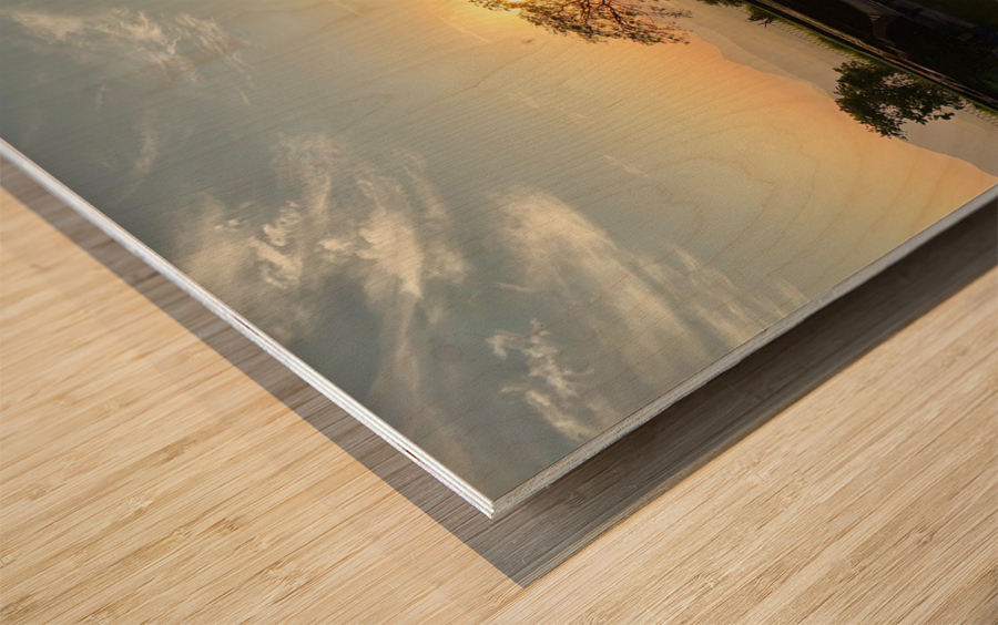 Sunrise on Top of Sigiriya Sri Lanka 4 Wood print