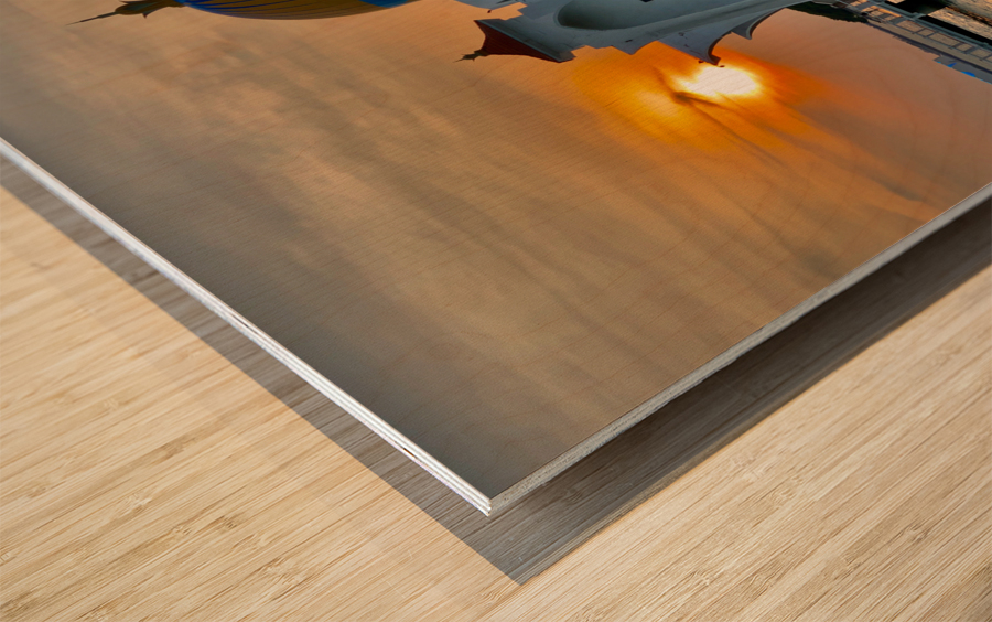 Masjit Selat Mosque Melaka 2 Impression sur bois