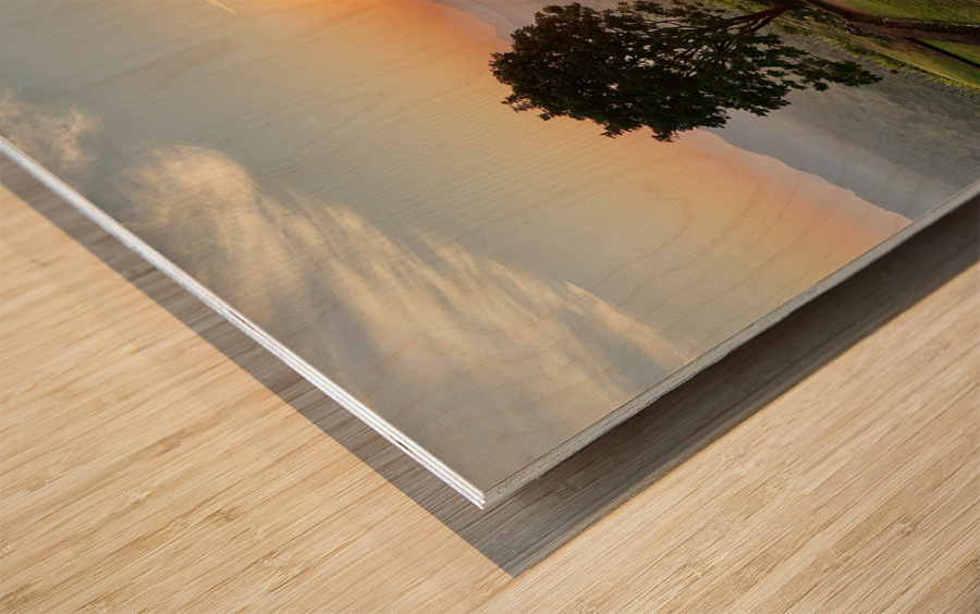 Sunrise on Top of Sigiriya Sri Lanka 6 Wood print