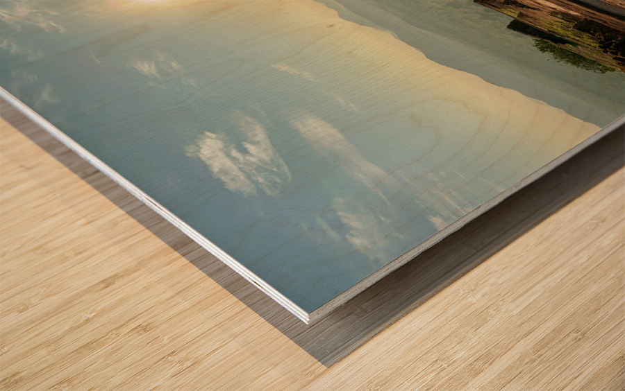 Sunrise on Top of Sigiriya Sri Lanka 11 Wood print