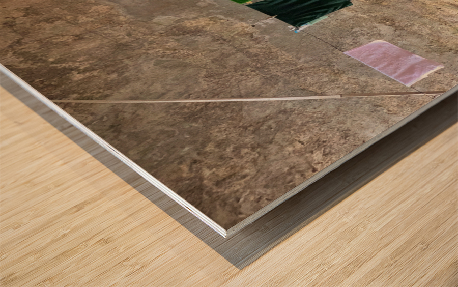 Bathroom Wall Wood print