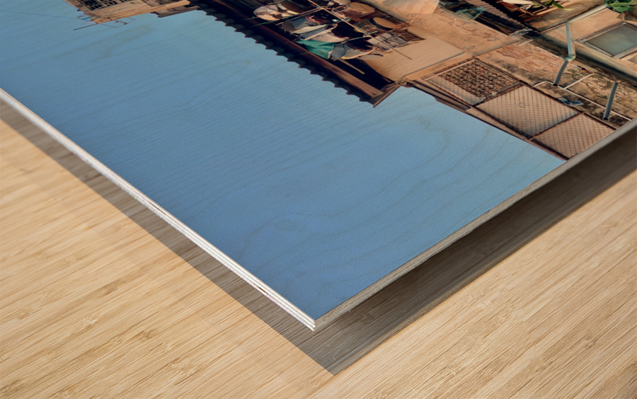 Safe Space Wood print