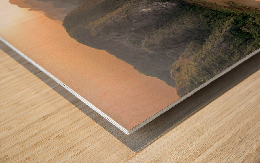 Beautiful Newlyweds at Hang Mua Cave Vietnam 3 Wood print