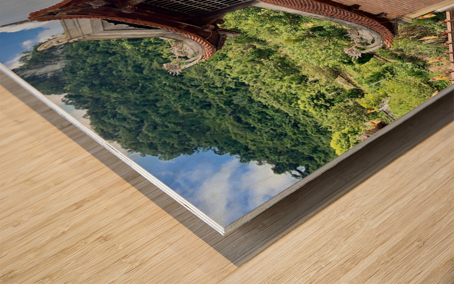 Buddhist Temple Vietnam Wood print