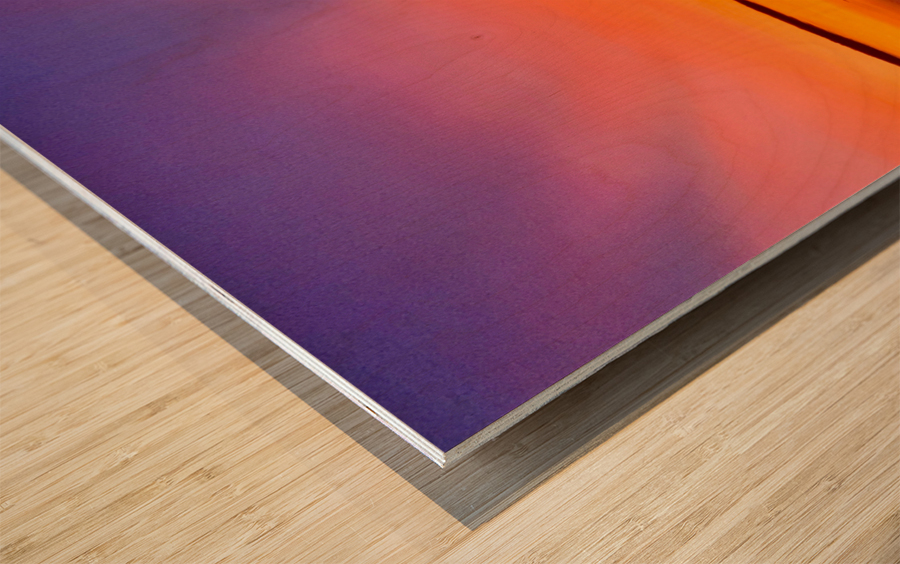 Amazing Colorful Sunset 2 Wood print
