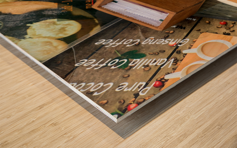 Cookies  Cafe Impression sur bois