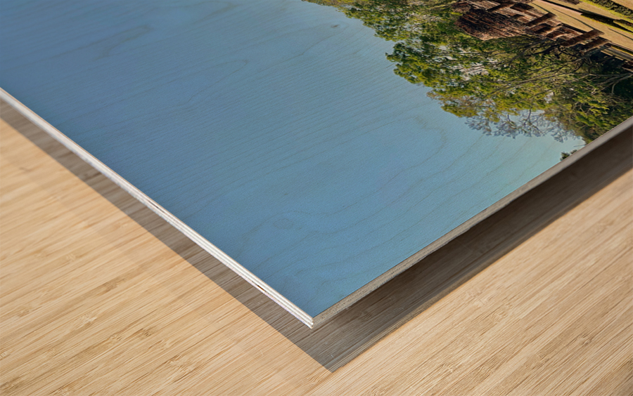 Wat Mahathat Temple Old Sukhothai Thailand 4 Impression sur bois