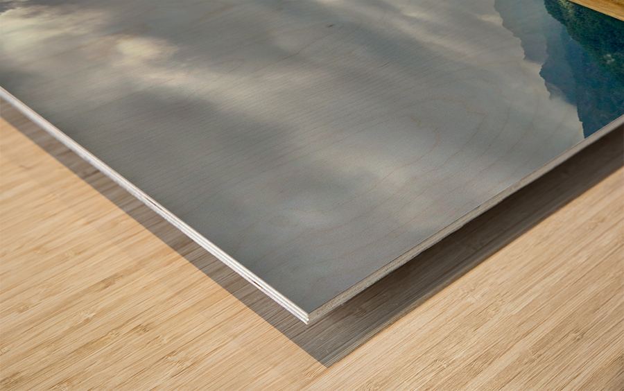 Ray of Lights in the Valley Wood print