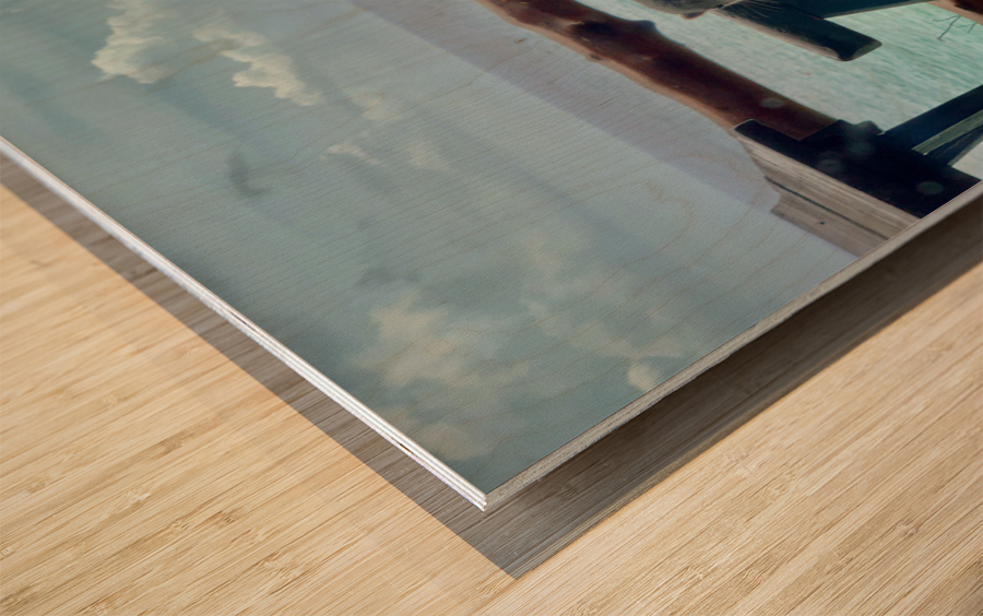 Squirrel Peaking in the House Wood print