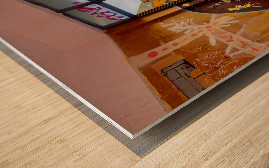 Abandoned Resort Impression sur bois