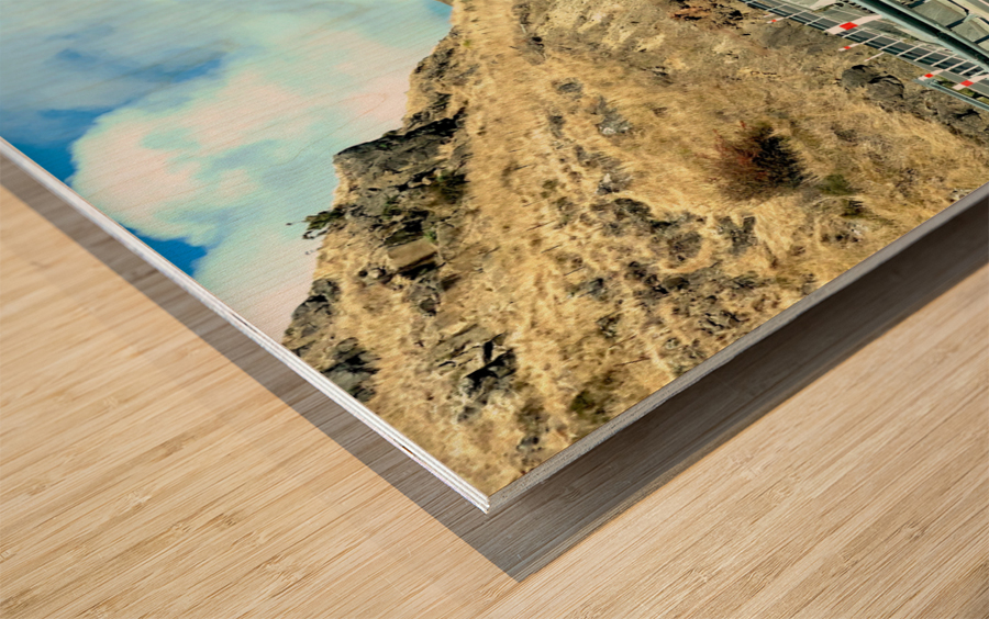 Mountain Highway Wood print