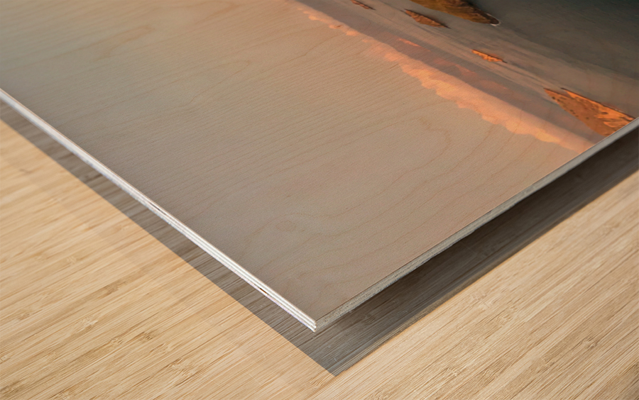 Sunrise on Padar Island Indonesia Wood print