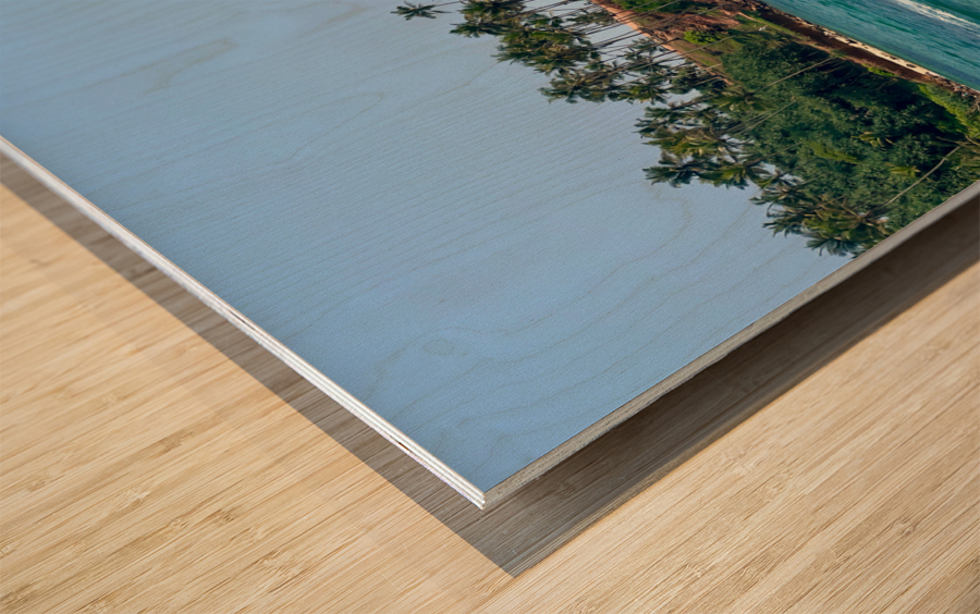 Coconut Hill Ahead Wood print