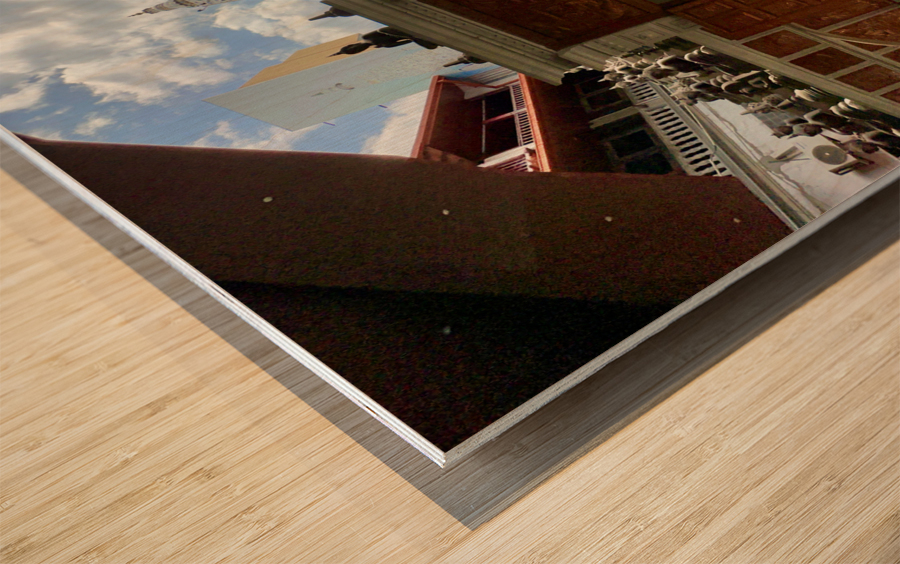 Gangaramaya Temple in Colombo Sri Lanka 2 Wood print